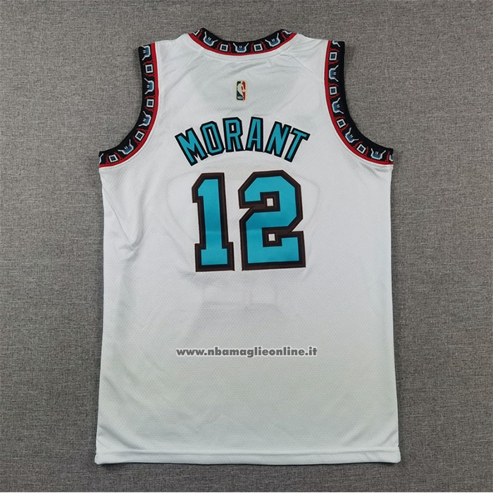 Maglia Bambino Memphis Grizzlies Ja Morant #12 Classic 2024-25 Bianco